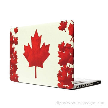 Enkay Maple Leaf Pattern Frosted Hard Plastic Protective Case for MacBook Pro 13.3-inch